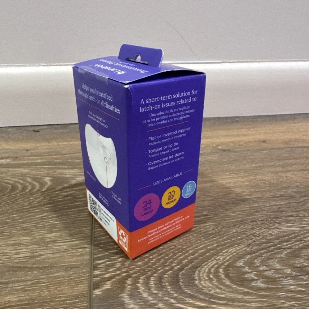 Lansinoh Contact Nipple Shield with Case 16mm‎ Size Small 2ct - Breastfeeding